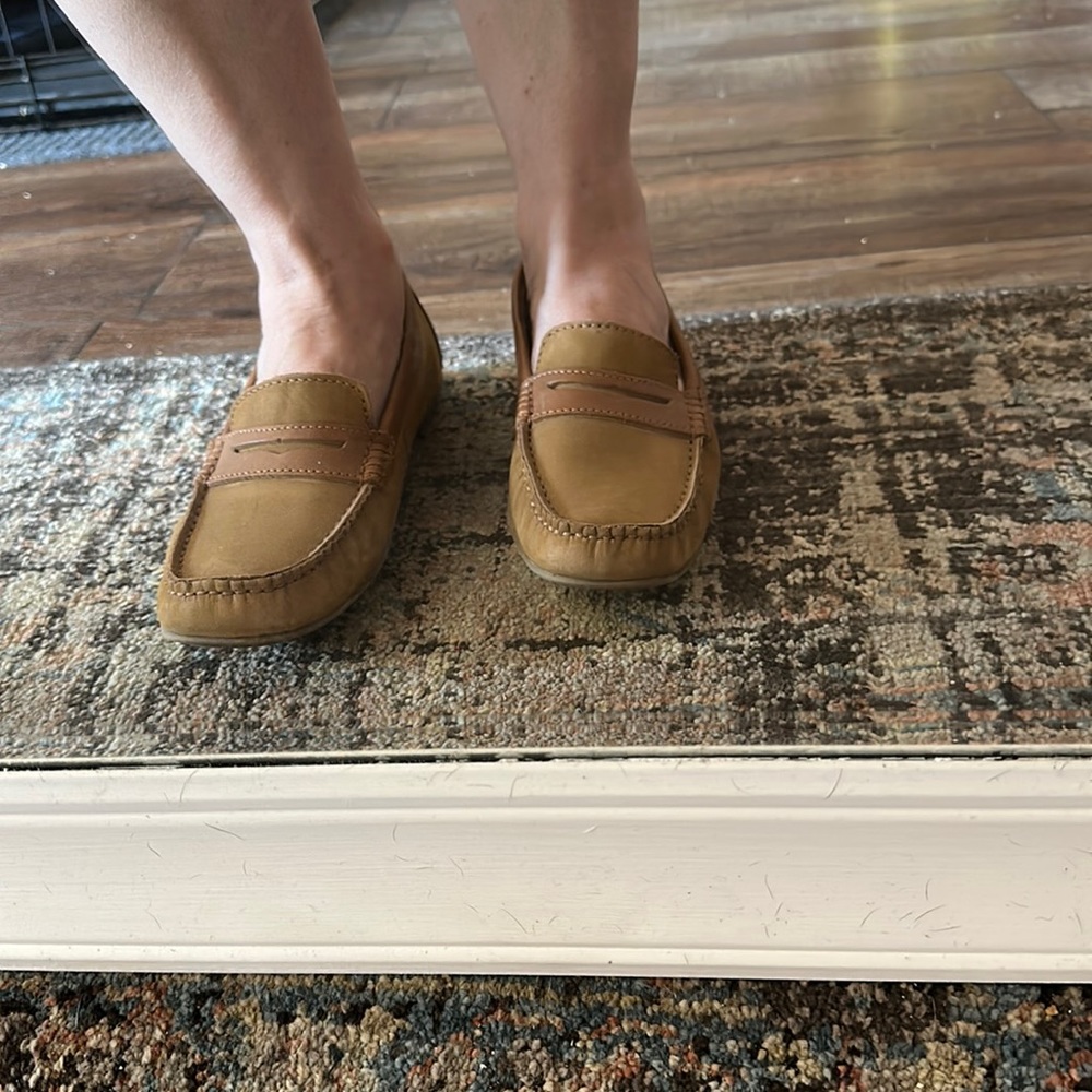 Hush Puppies Tan Penny Loafer